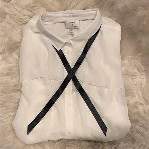 Jason Wu Sheer White Blouse